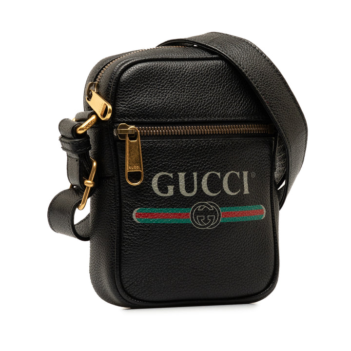 Gucci Logo Crossbody Black - Gaby Paris