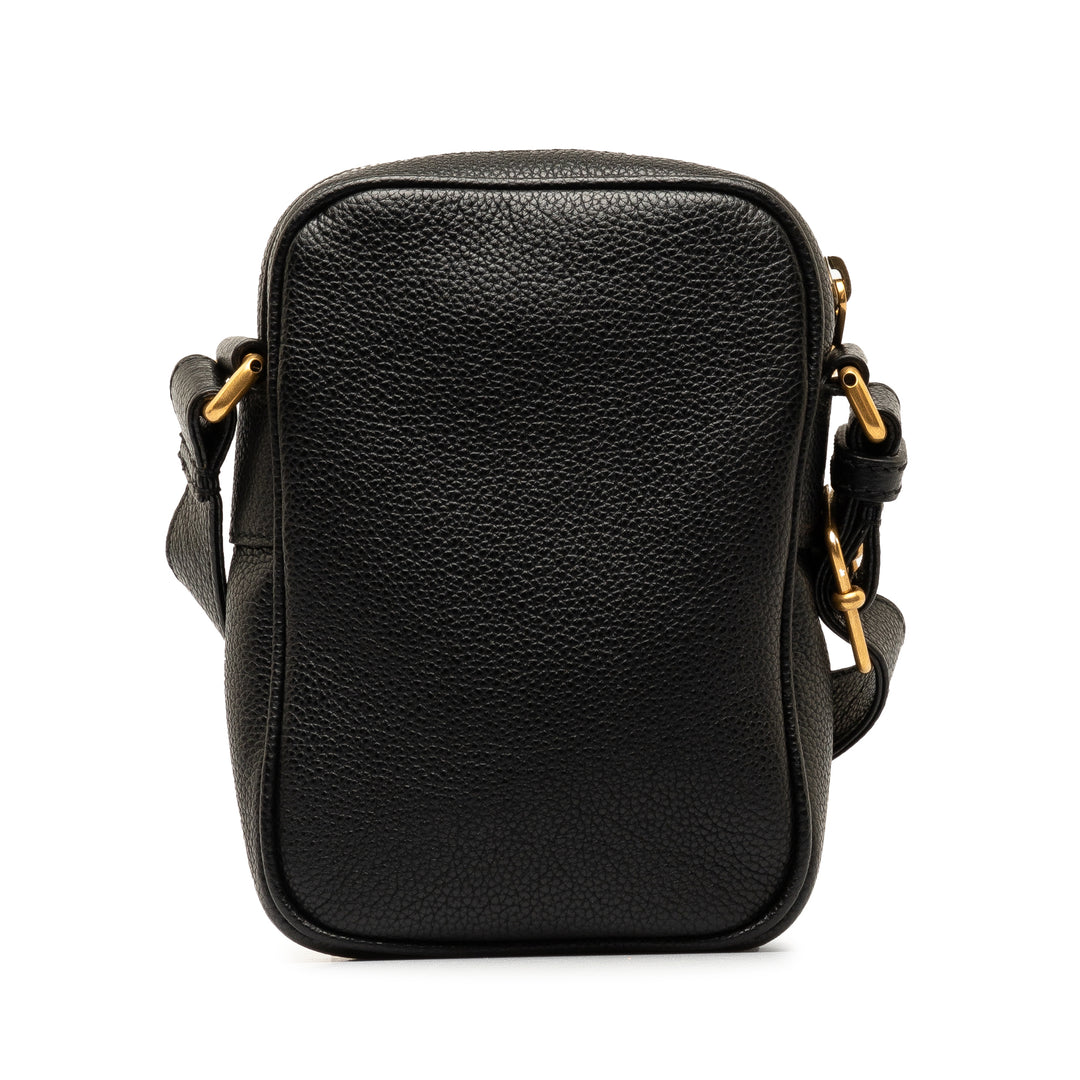 Gucci Logo Crossbody Black - Gaby Paris