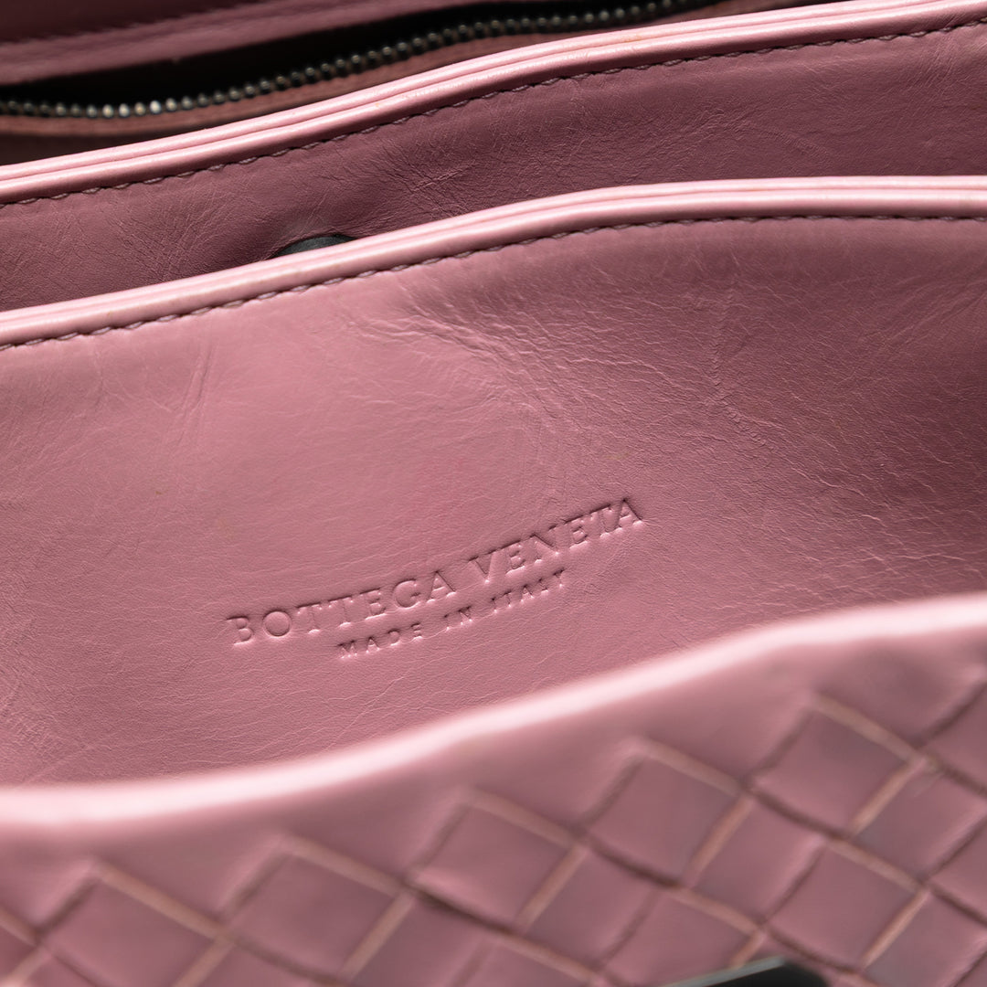 Bottega Veneta Small Nappa Intrecciato Roma Sac