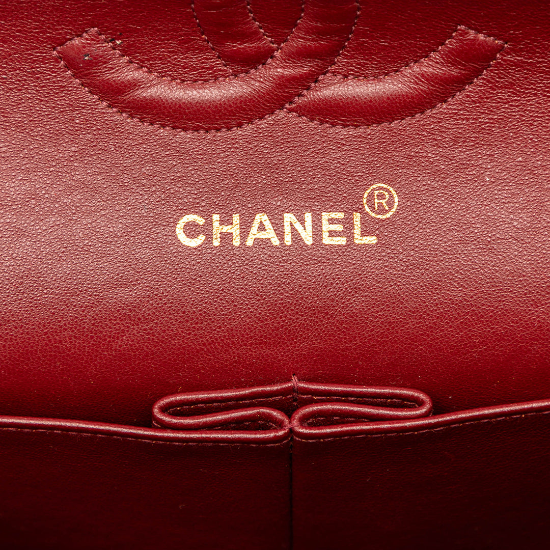 Chanel Medium Classic Jersey Bijoux Chain Double rabat Noir – GABY PARIS Authentique