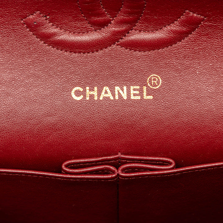 Chanel Medium Classic Jersey Bijoux Chain Double rabat Noir – GABY PARIS Authentique