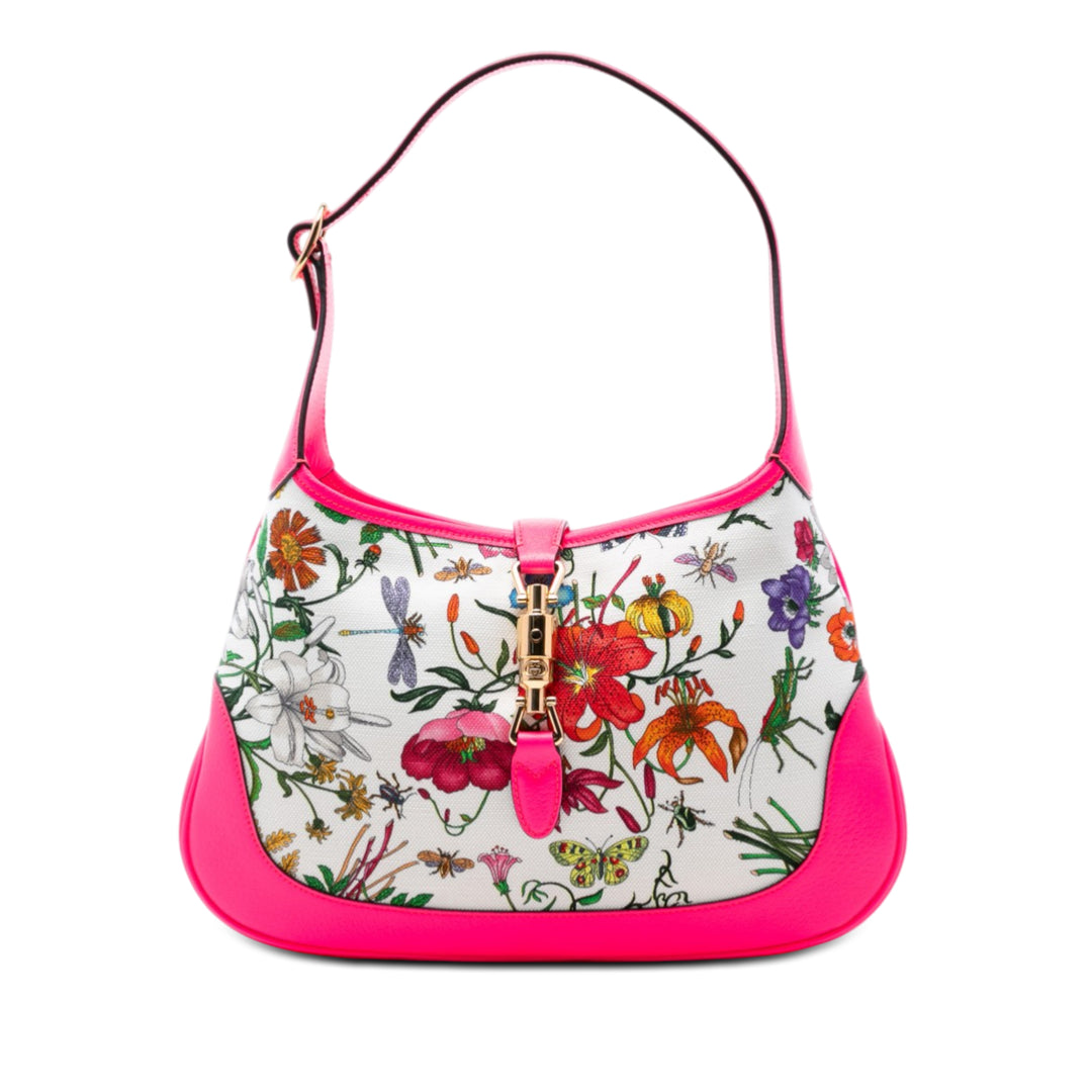 Gucci Flora Toile Jackie O Bouvier Sac bandoulière