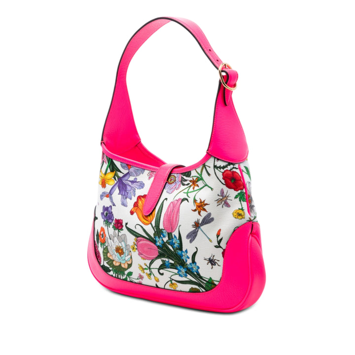 Gucci Flora Toile Jackie O Bouvier Sac bandoulière