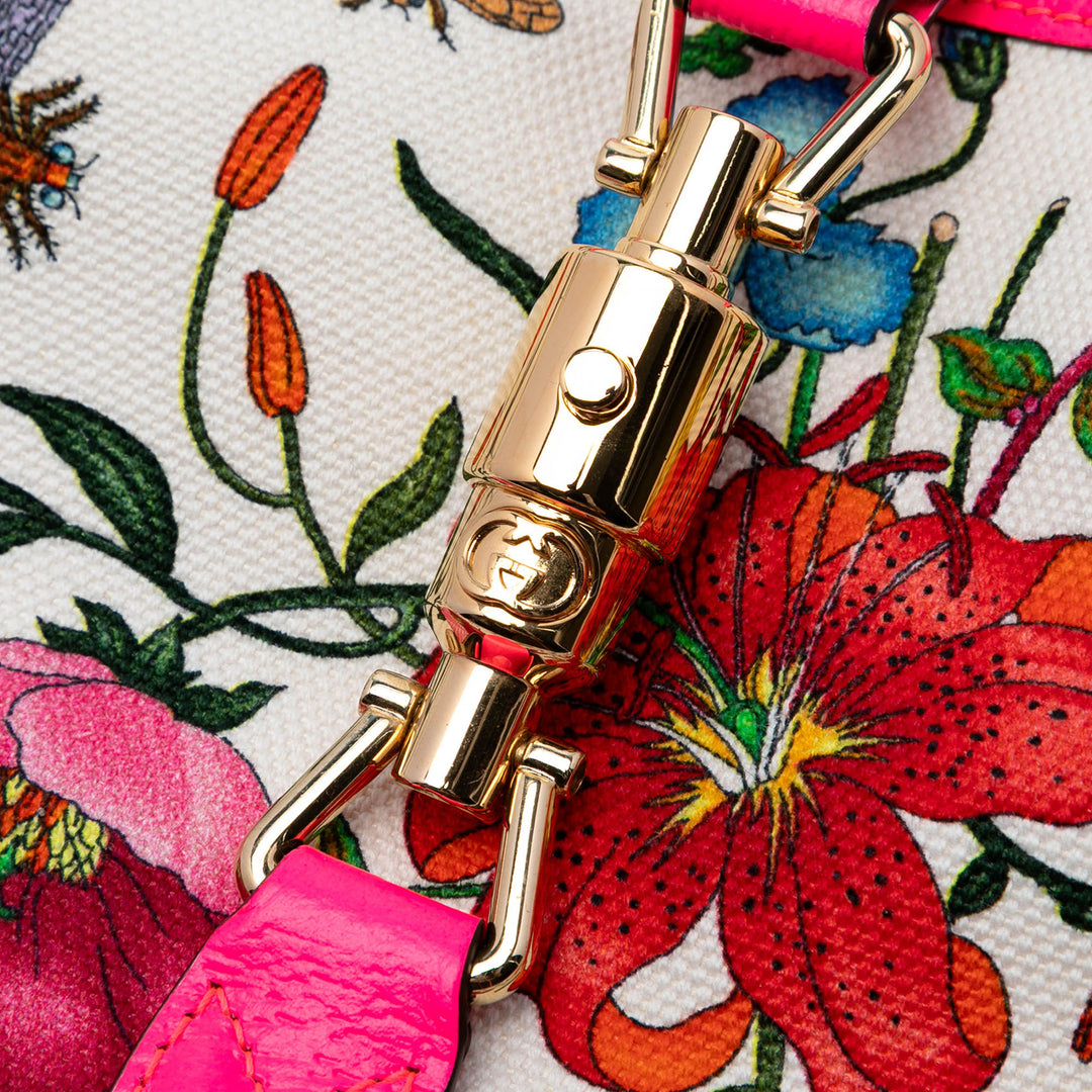 Gucci Flora Toile Jackie O Bouvier Sac bandoulière