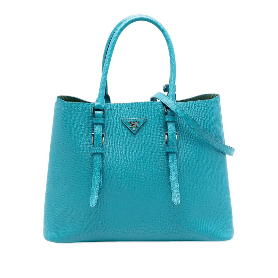 Prada Medium Saffiano Cuir Double Handle Sac