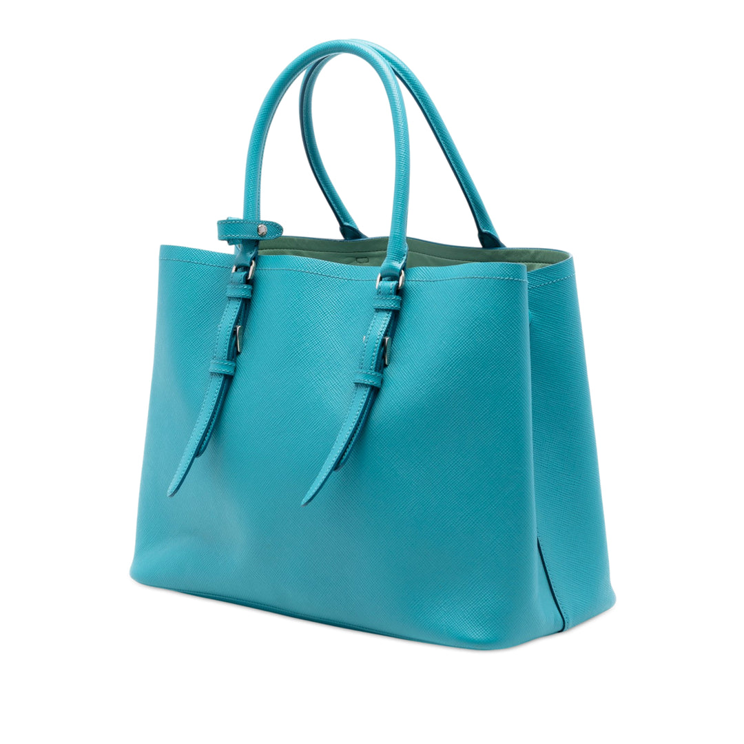 Prada Medium Saffiano Cuir Double Handle Sac