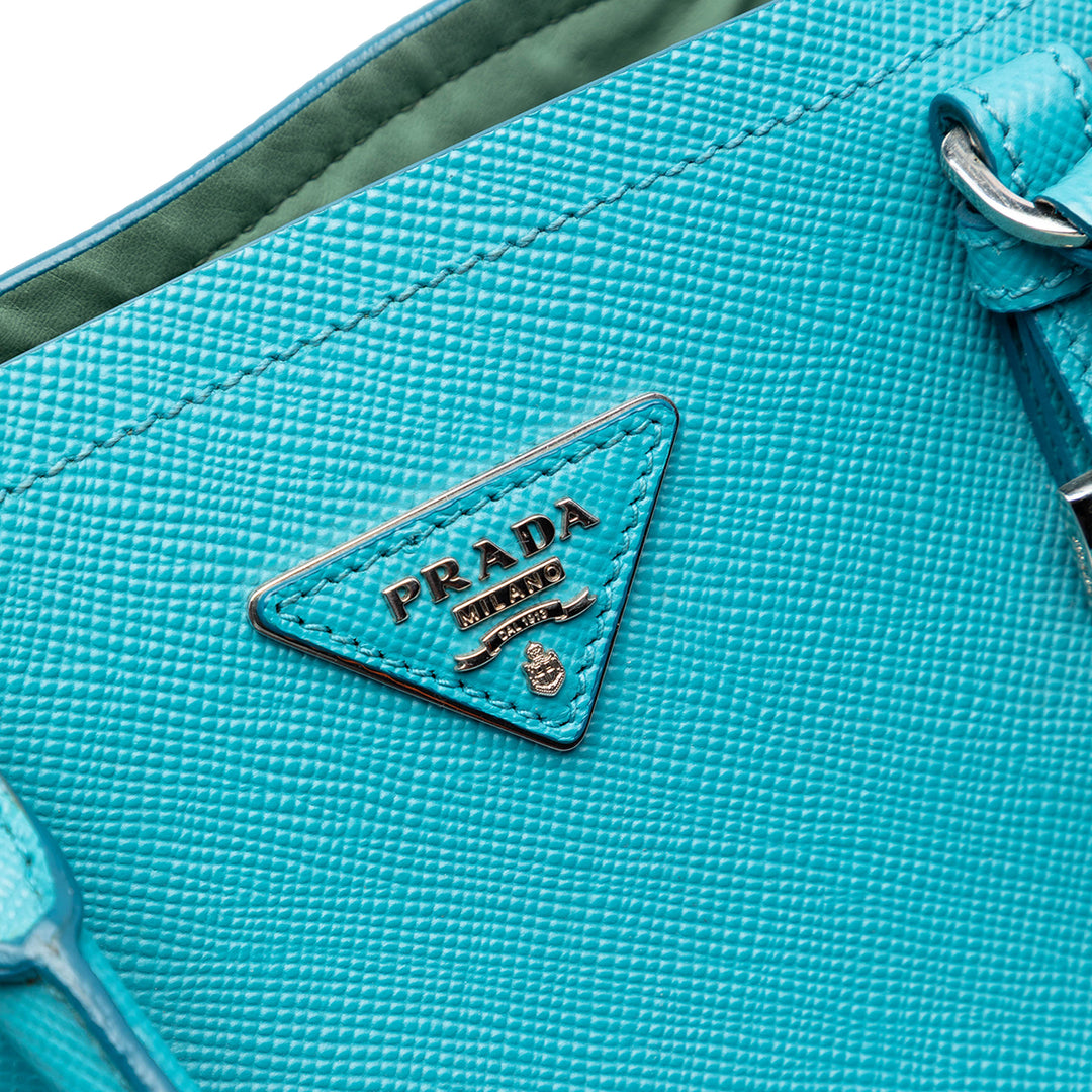 Prada Medium Saffiano Cuir Double Handle Sac