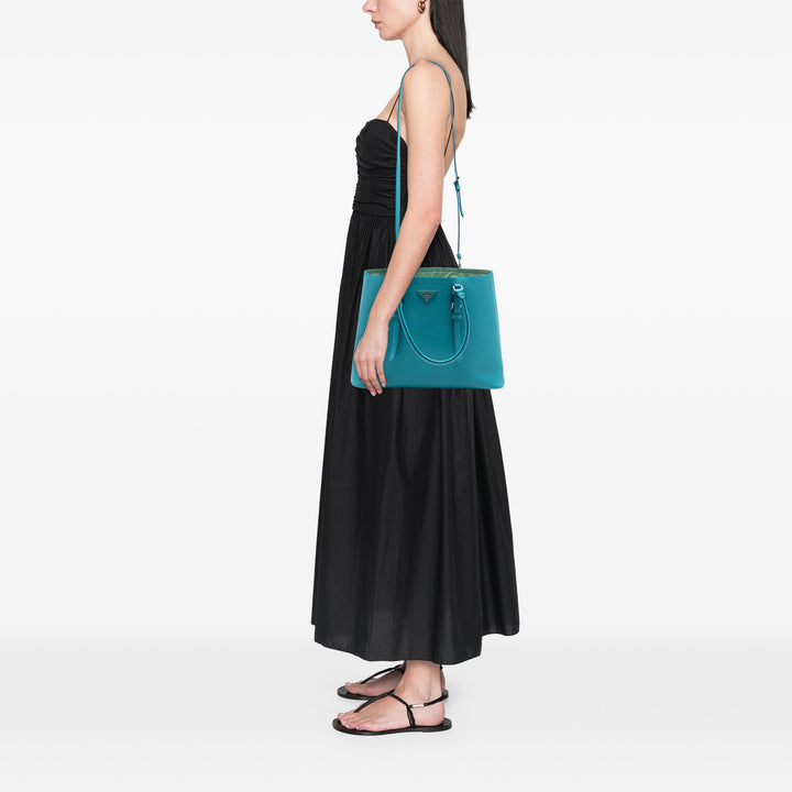 Prada Medium Saffiano Cuir Double Handle Sac