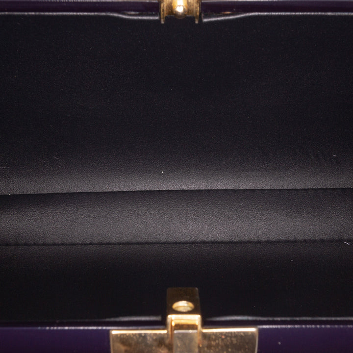 Classic PVC Evening Clutch Blue - Gaby Paris