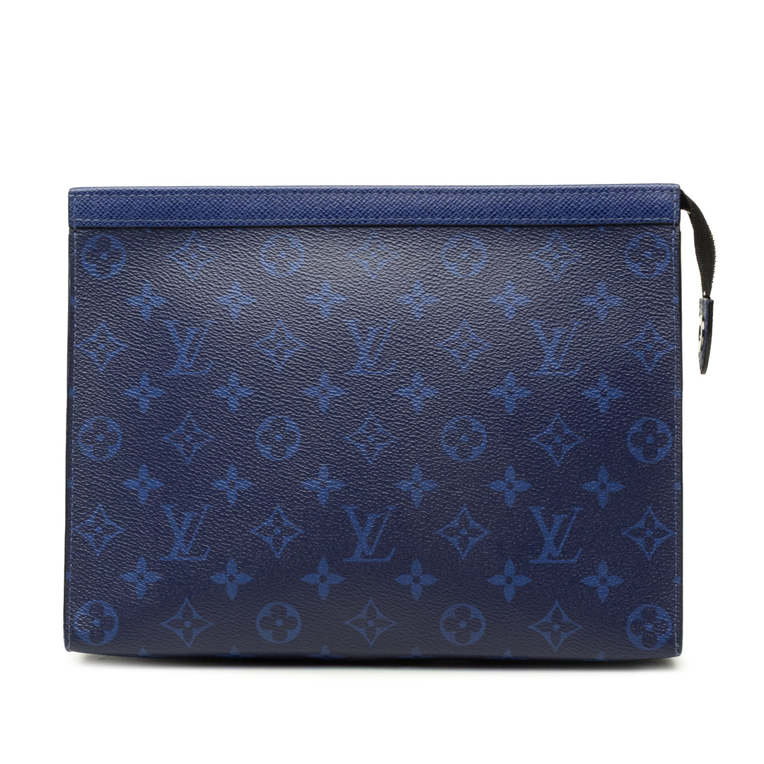 Louis Vuitton Taigarama Pochette Voyage MM Monogram Bleu – vue principale – GABY PARIS