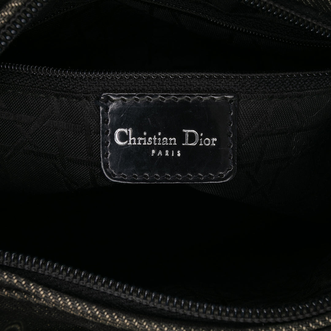 Dior Medium Jean Cannage Lady Dior Noir