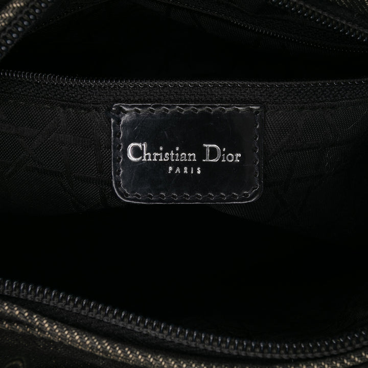Dior Medium Jean Cannage Lady Dior Noir