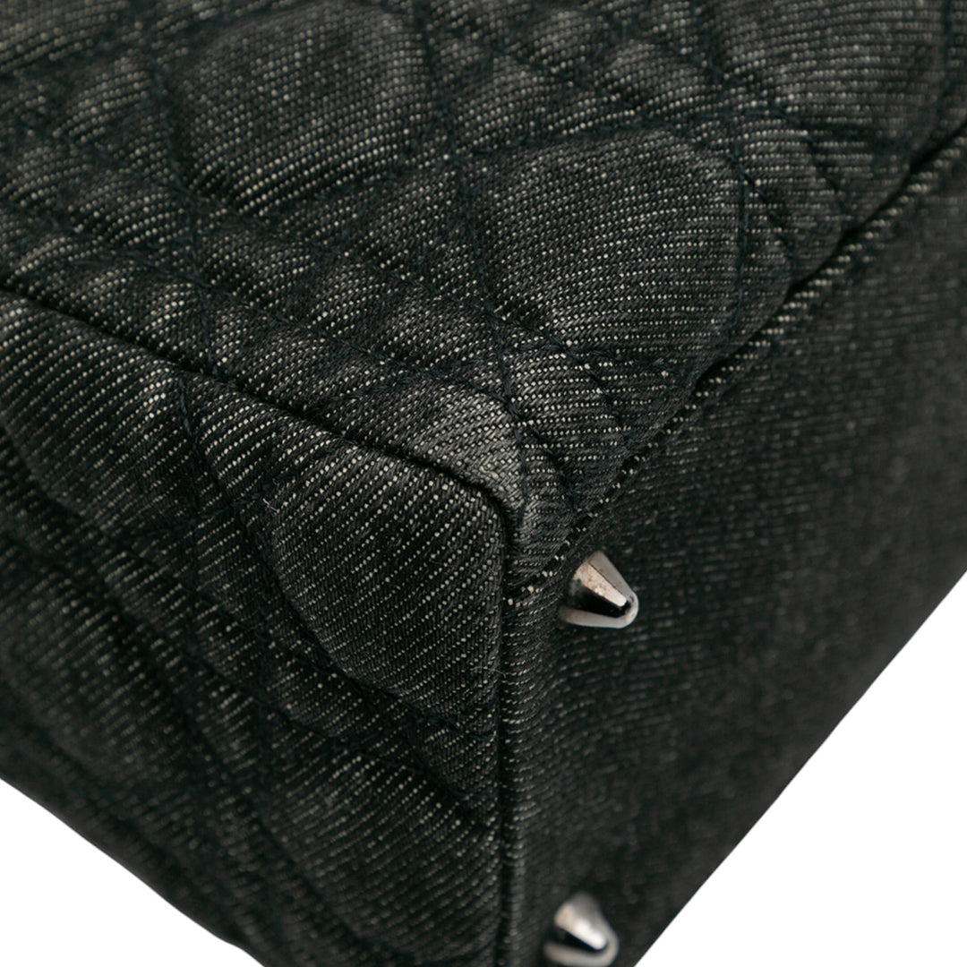 Dior Medium Jean Cannage Lady Dior Noir