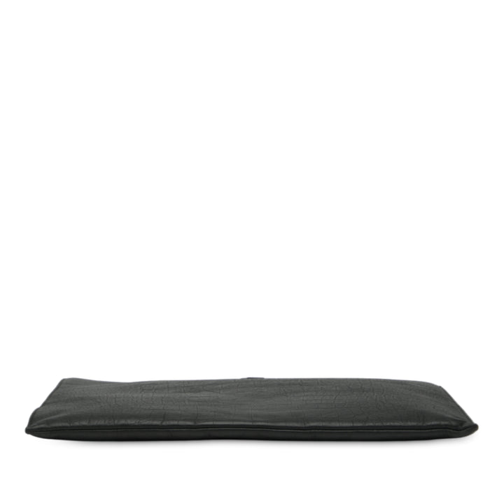 Saint Laurent Croc embossé Cuir Monogram Pochette