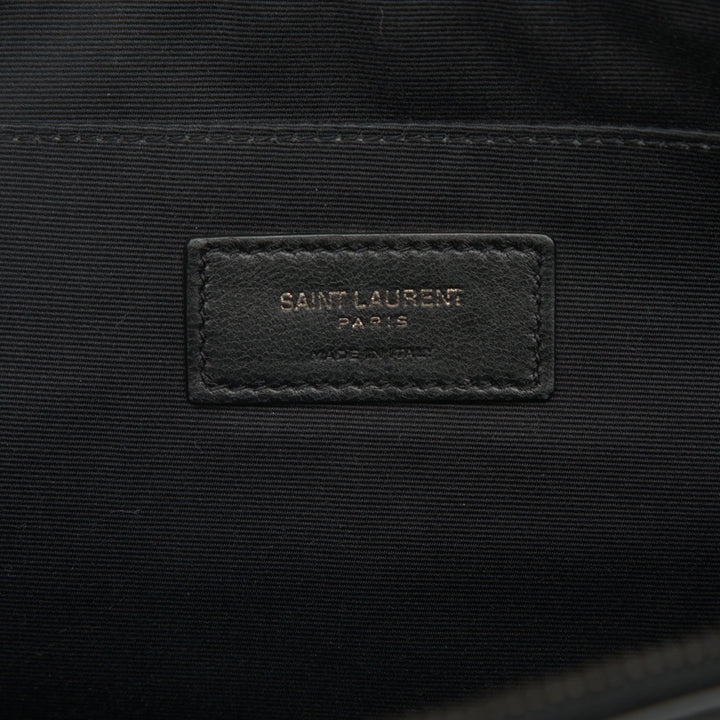 Saint Laurent Croc embossé Cuir Monogram Pochette