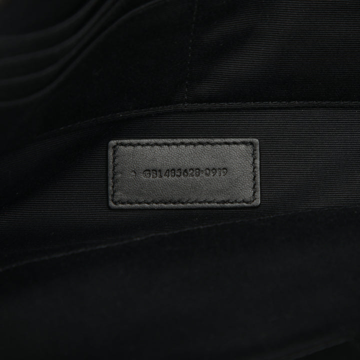 Saint Laurent Croc embossé Cuir Monogram Pochette