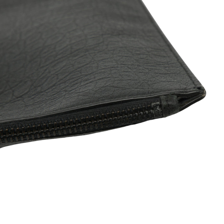 Saint Laurent Croc embossé Cuir Monogram Pochette