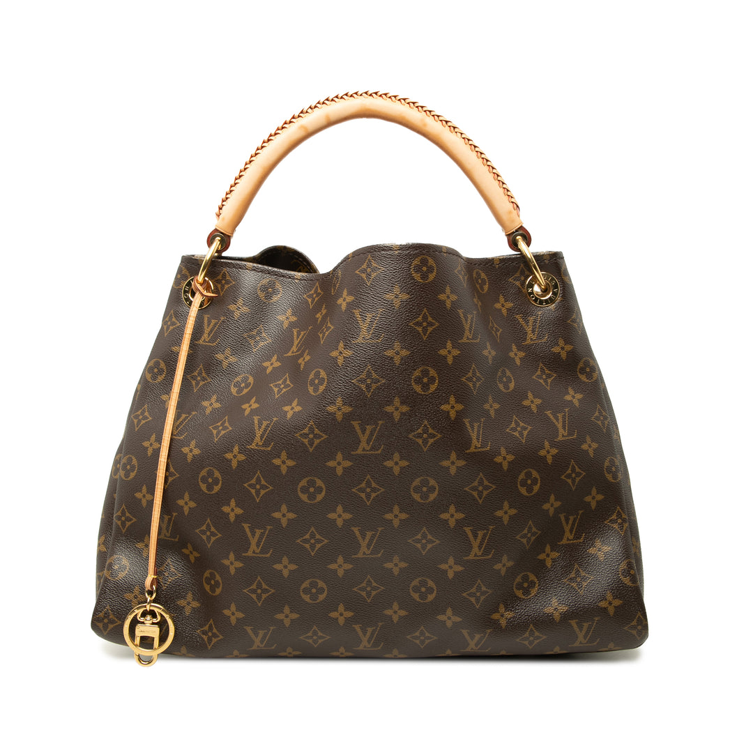 Louis Vuitton Sac porté épaule Artsy Monogram MM Marron – vue principale – GABY PARIS