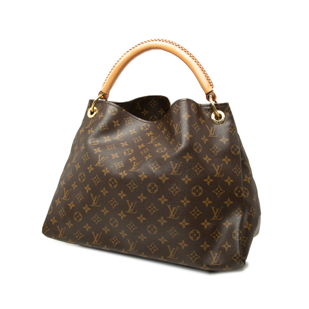 Louis Vuitton Sac porté épaule Artsy Monogram MM Marron – vue 2 – GABY PARIS