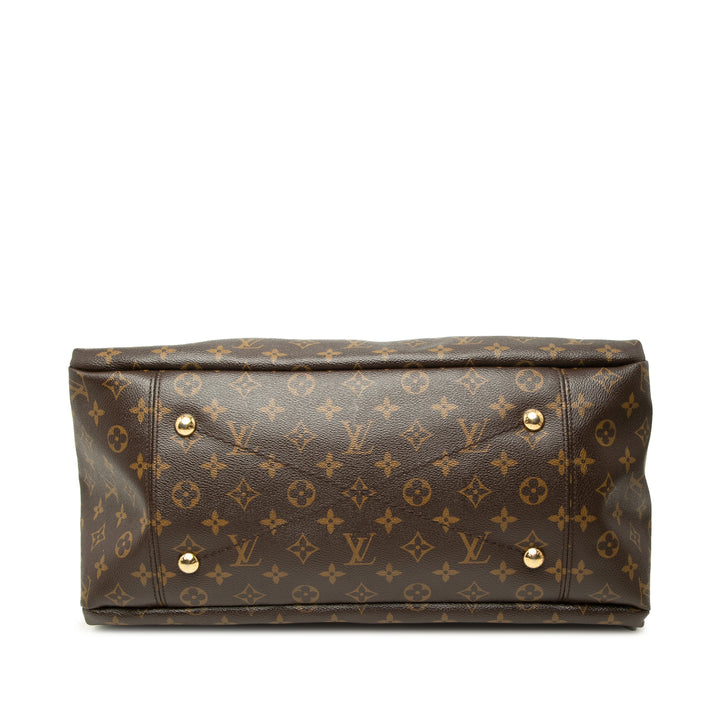 Louis Vuitton Sac porté épaule Artsy Monogram MM Marron – vue 3 – GABY PARIS