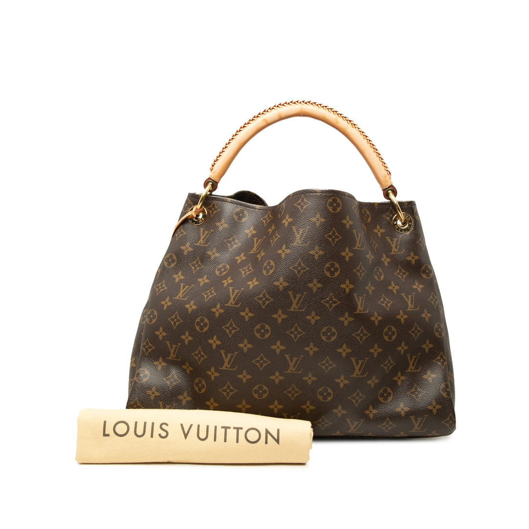 Louis Vuitton Sac porté épaule Artsy Monogram MM Marron – vue 7 – GABY PARIS