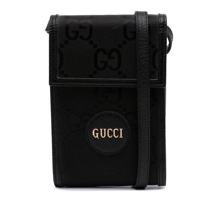 Mini GG Nylon Off The Grid Crossbody Black - Gaby Paris