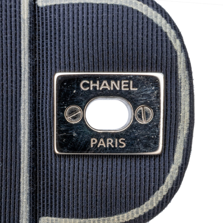 Chanel Medium Classic Printed Grosgrain Double rabat