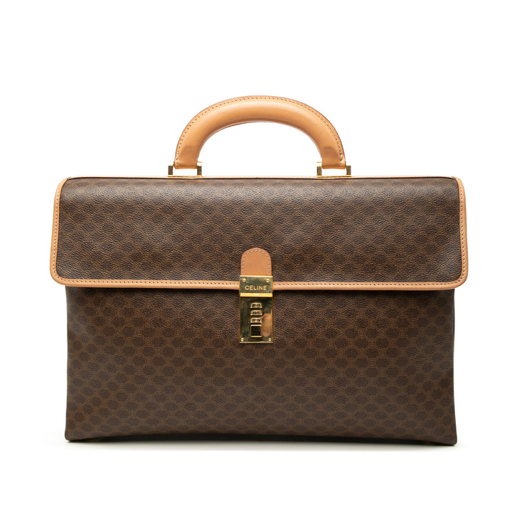 Celine Macadam Coated Toile Business Sac