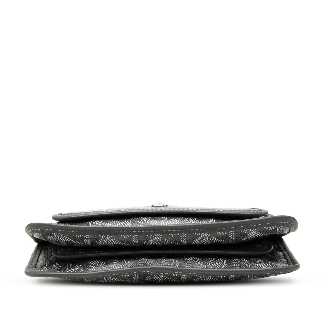 Goyard Plumet Poche Portefeuille Goyardine Gris – vue 3 – GABY PARIS