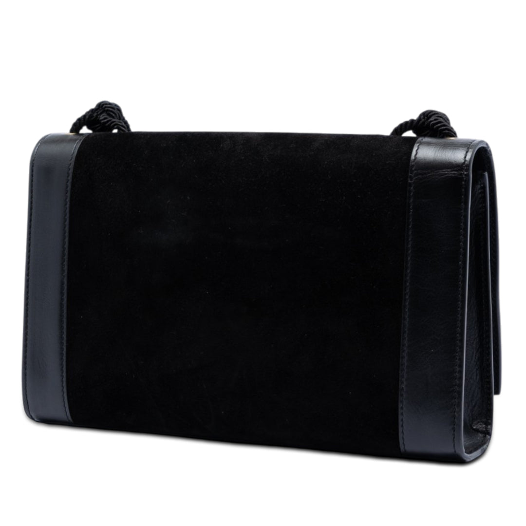 Saint Laurent Medium Daim Rope Stitch Kate Sac porté croisé