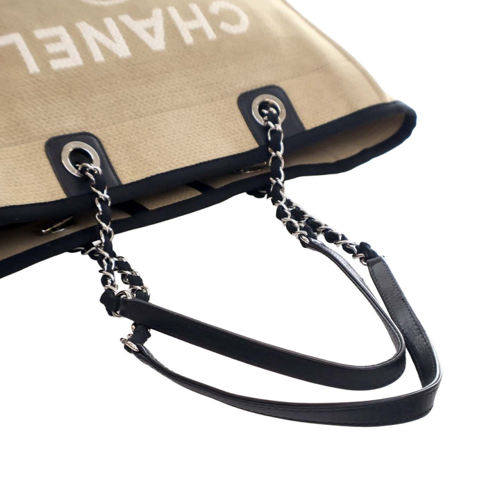 Small Canvas Deauville Tote Brown - Gaby Paris