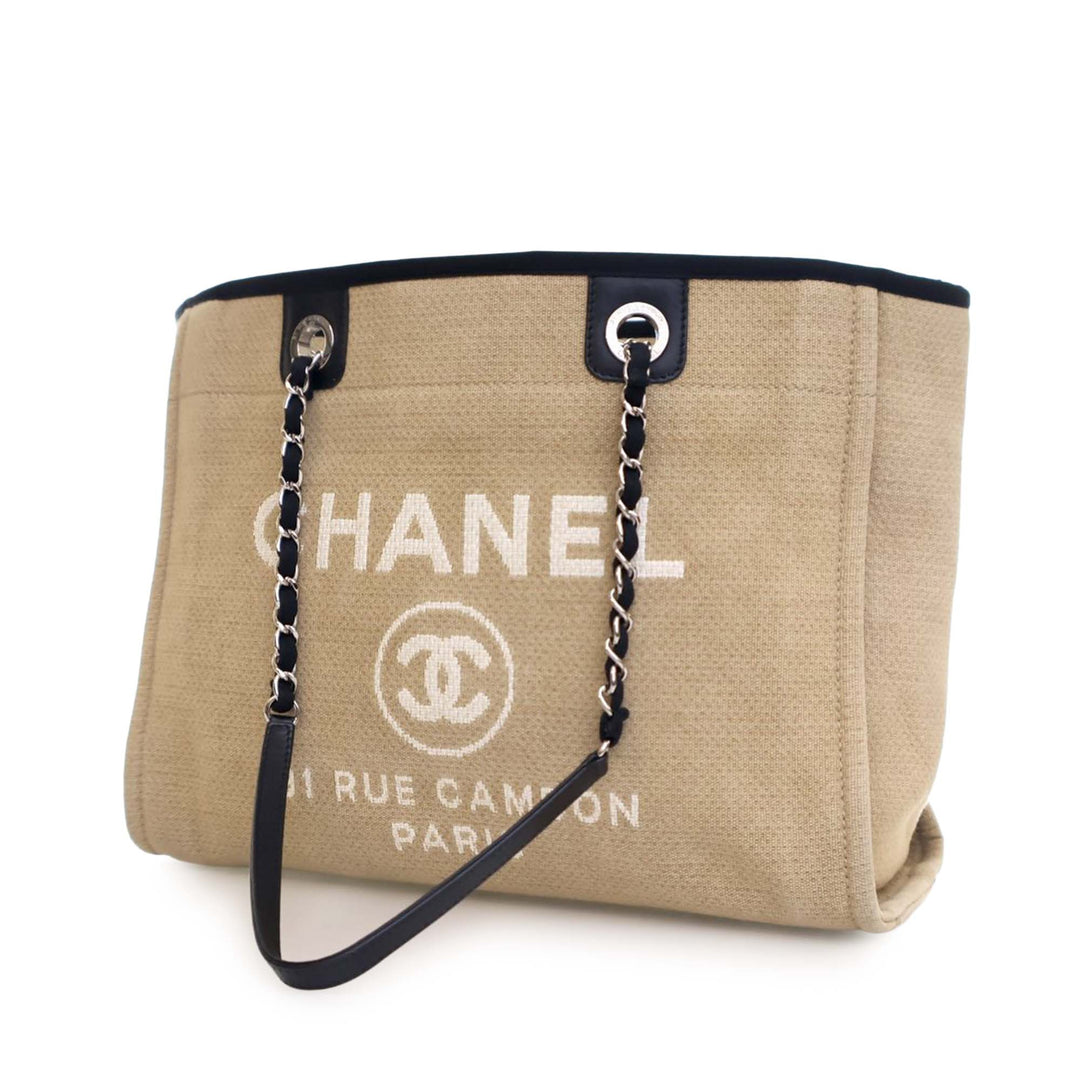 Small Canvas Deauville Tote Brown - Gaby Paris