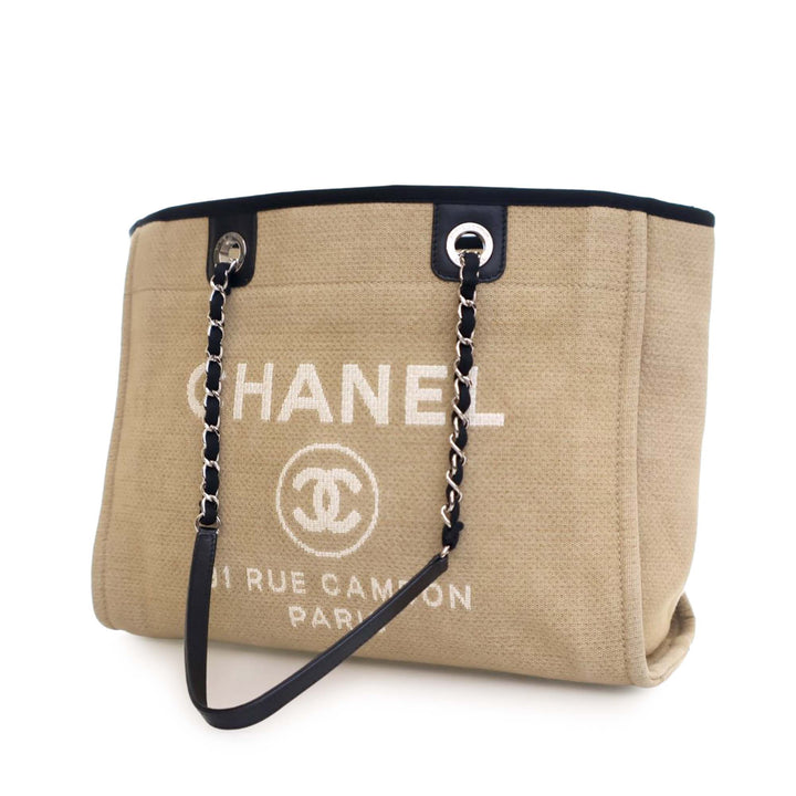 Small Canvas Deauville Tote Brown - Gaby Paris