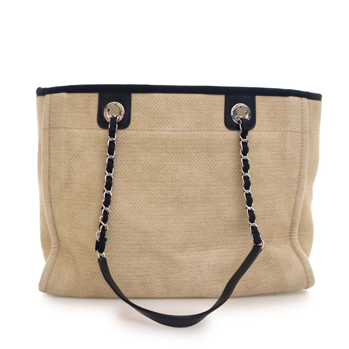 Small Canvas Deauville Tote Brown - Gaby Paris