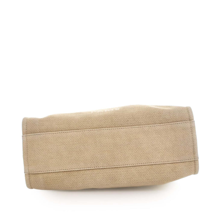 Small Canvas Deauville Tote Brown - Gaby Paris