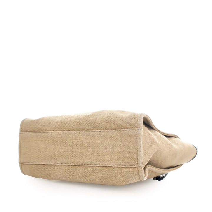 Small Canvas Deauville Tote Brown - Gaby Paris