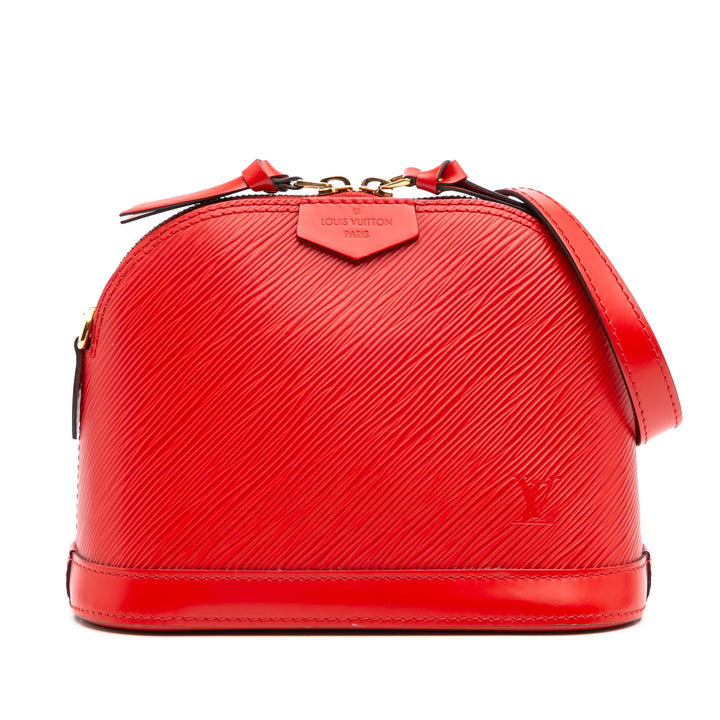 Louis Vuitton Epi Mini Alma Rouge