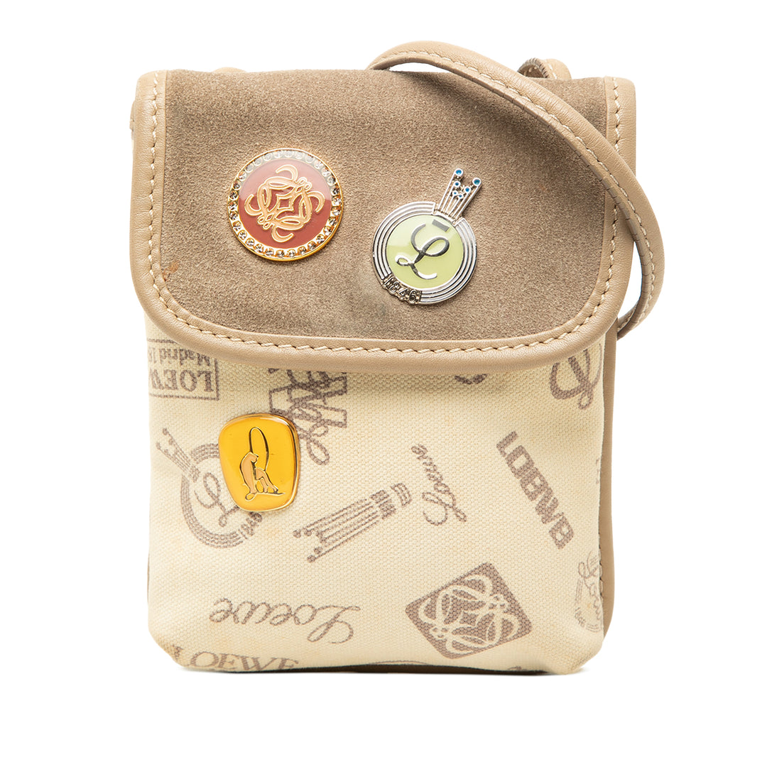 LOEWE Sac bandoulière 160th Anniversary à finitions Beige – vue principale – GABY PARIS