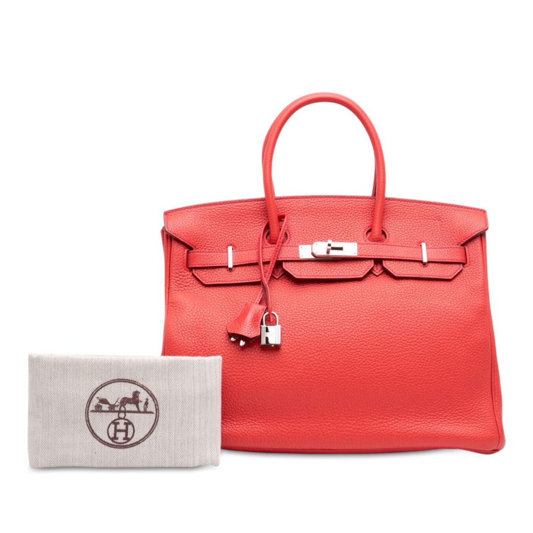 Birkin Retourne 35 Clémence Rouge
