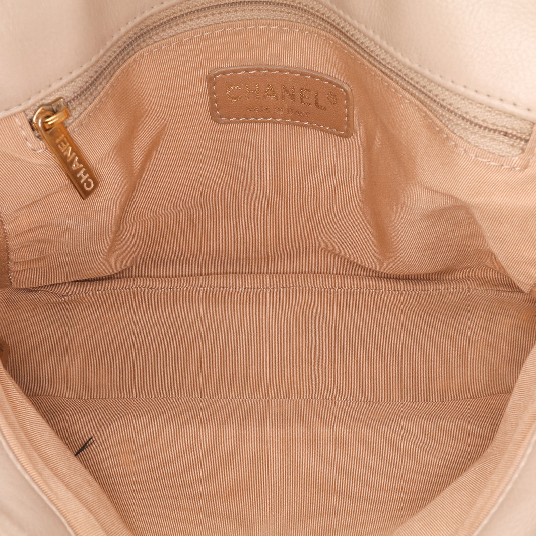 Chanel Quilted Cuir de veau Ultimate Stitch Retro Chain Flap Marron