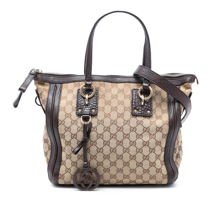 Gucci Medium GG Toile Charm Sac
