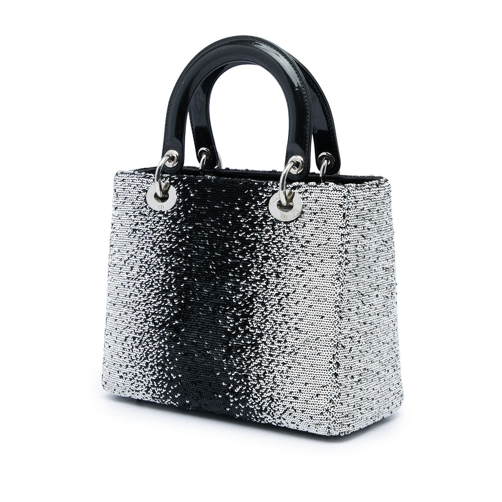 Dior Sequinss Lady Dior Moyen Other Noir – vue 2 – GABY PARIS