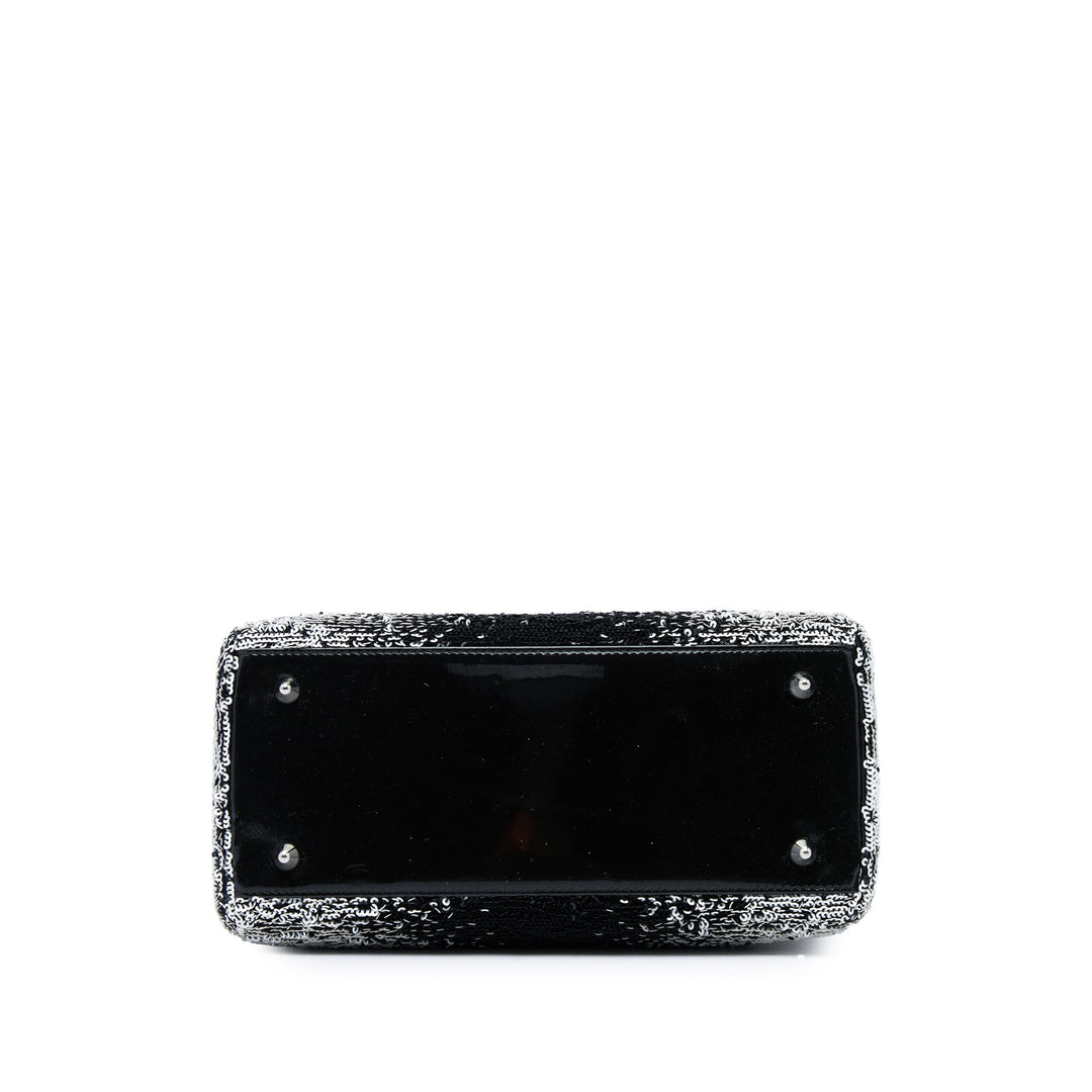 Dior Sequinss Lady Dior Moyen Other Noir – vue 3 – GABY PARIS