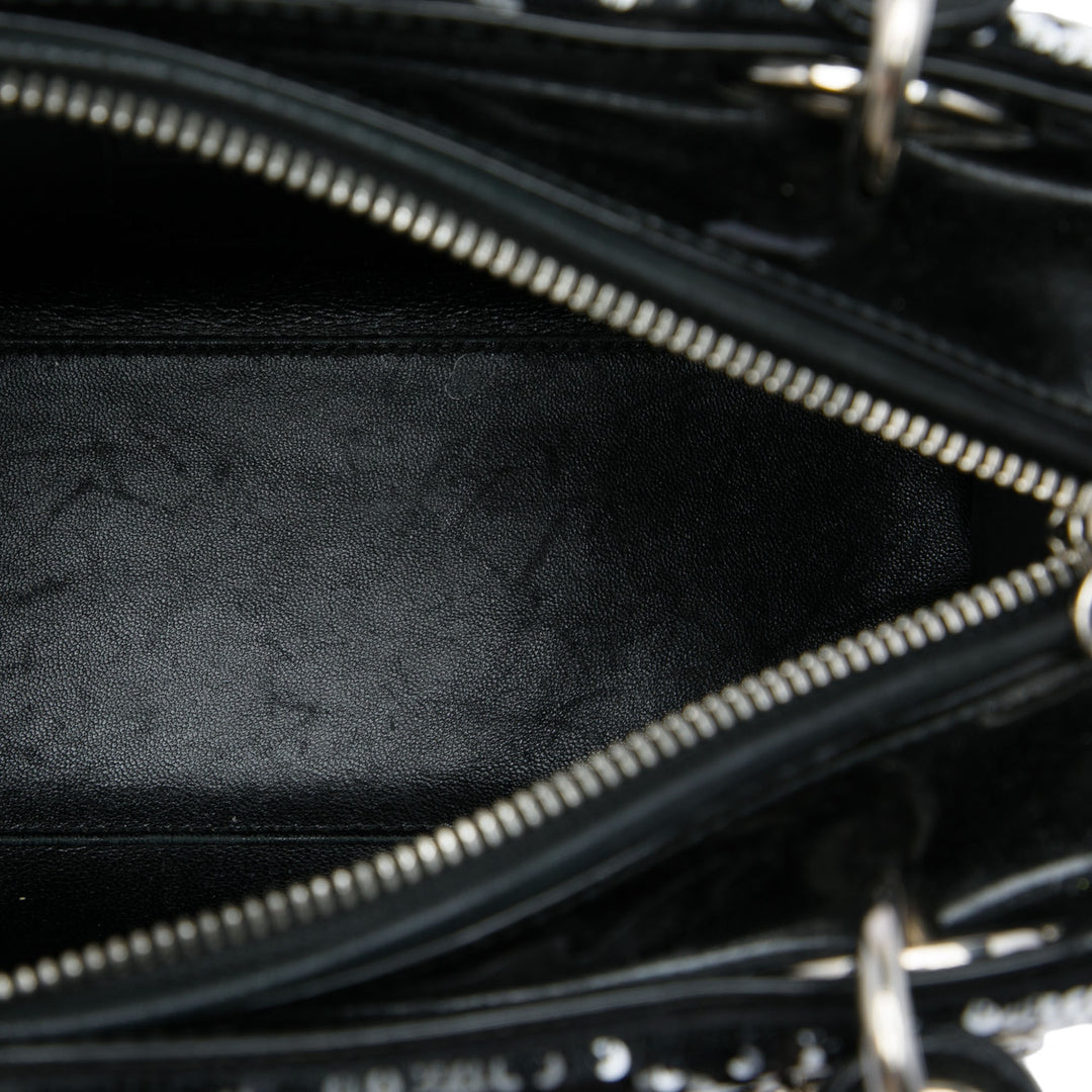 Dior Sequinss Lady Dior Moyen Other Noir – vue 4 – GABY PARIS