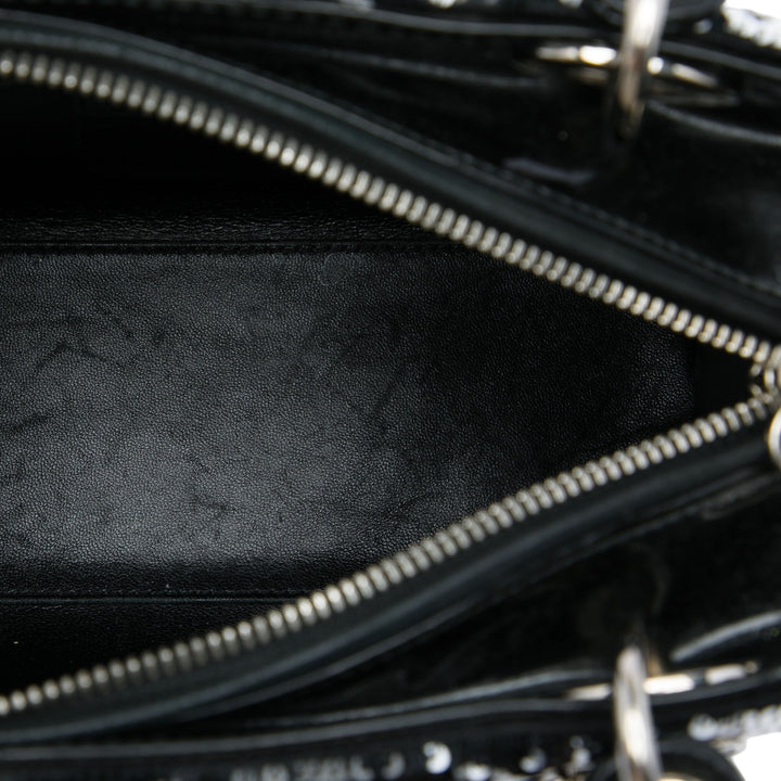 Dior Sequinss Lady Dior Moyen Other Noir – vue 4 – GABY PARIS
