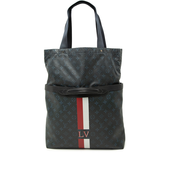 Cobalt Stripe Ultralight Sac Monogram Noir