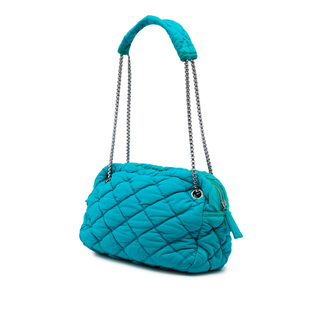 Chanel Matelassé Bubble Sac Bleu – vue 2 – GABY PARIS