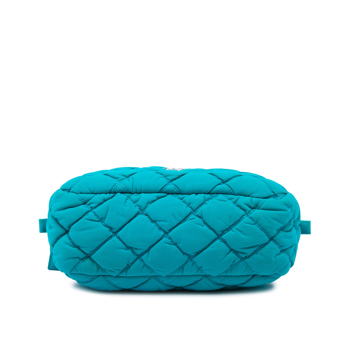 Chanel Matelassé Bubble Sac Bleu – vue 3 – GABY PARIS