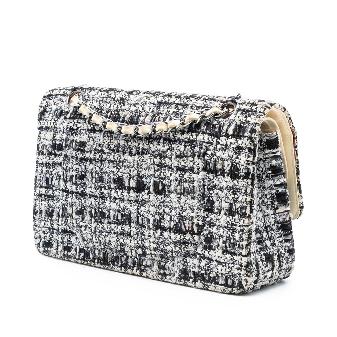 Chanel Medium Classic Tweed Double rabat
