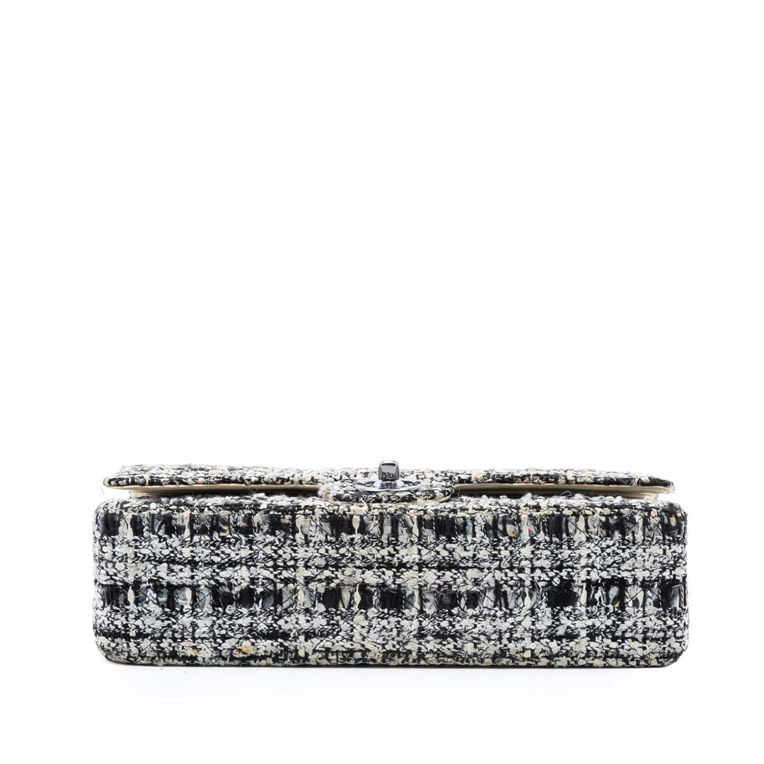 Chanel Medium Classic Tweed Double rabat